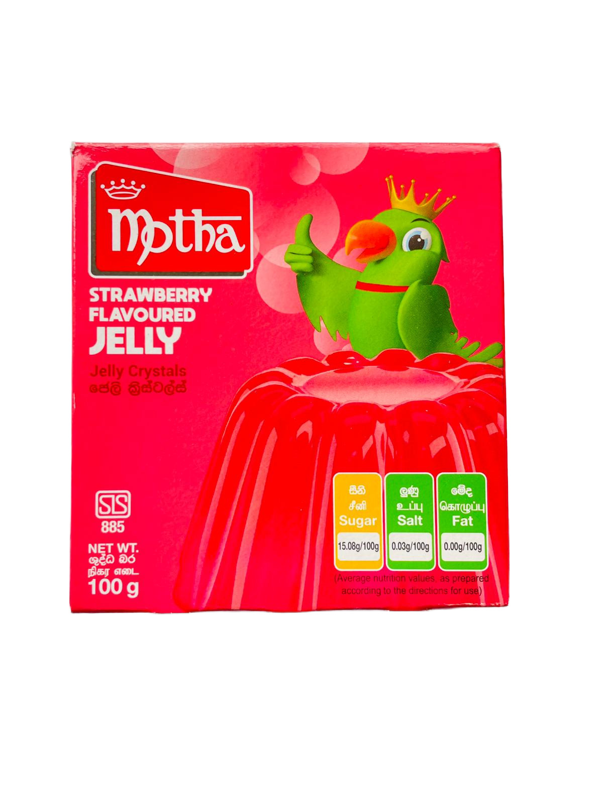 Motha Strawberry Flavoured Jelly 100g
